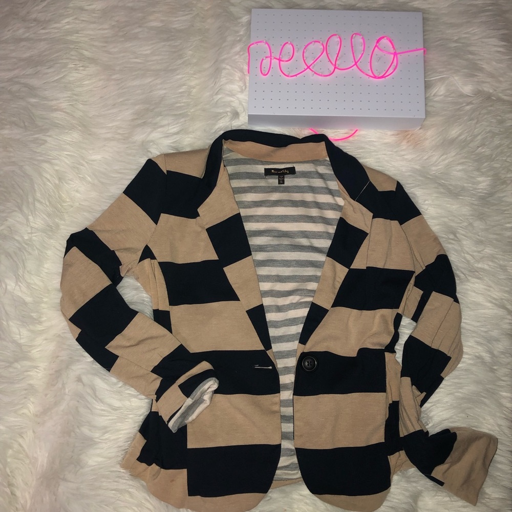 Stripped blazer